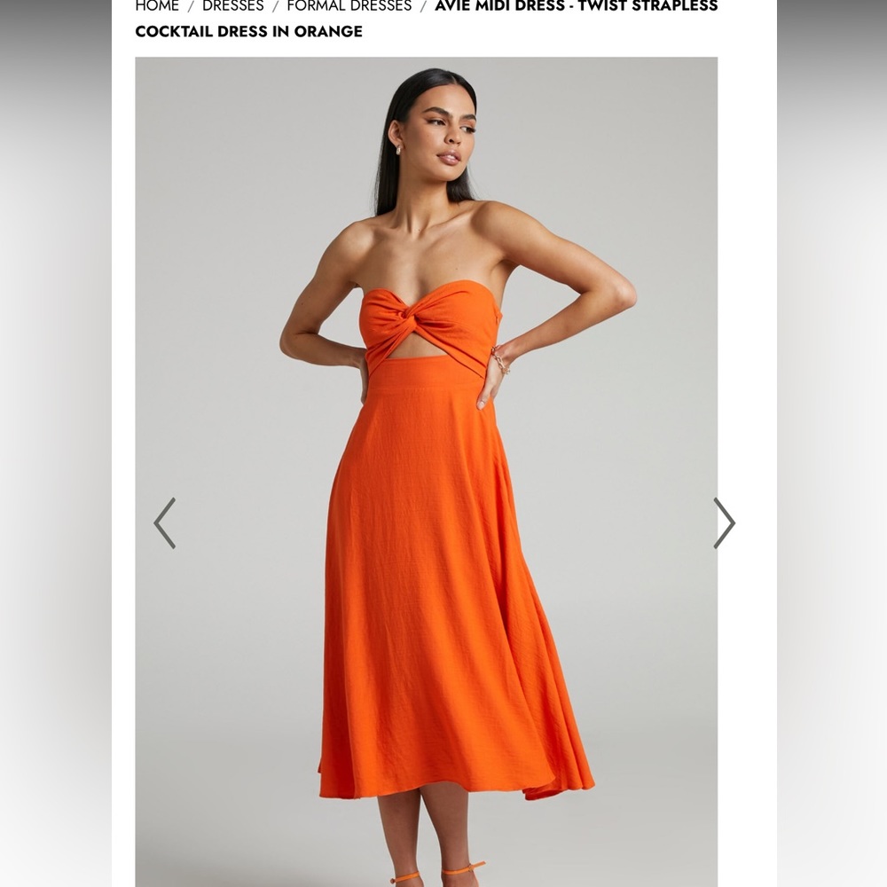 Showpo Orange Cutout